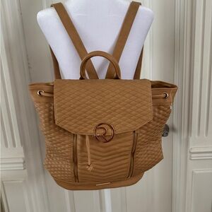 Rampage backpack purse. Large new never used, beigh color